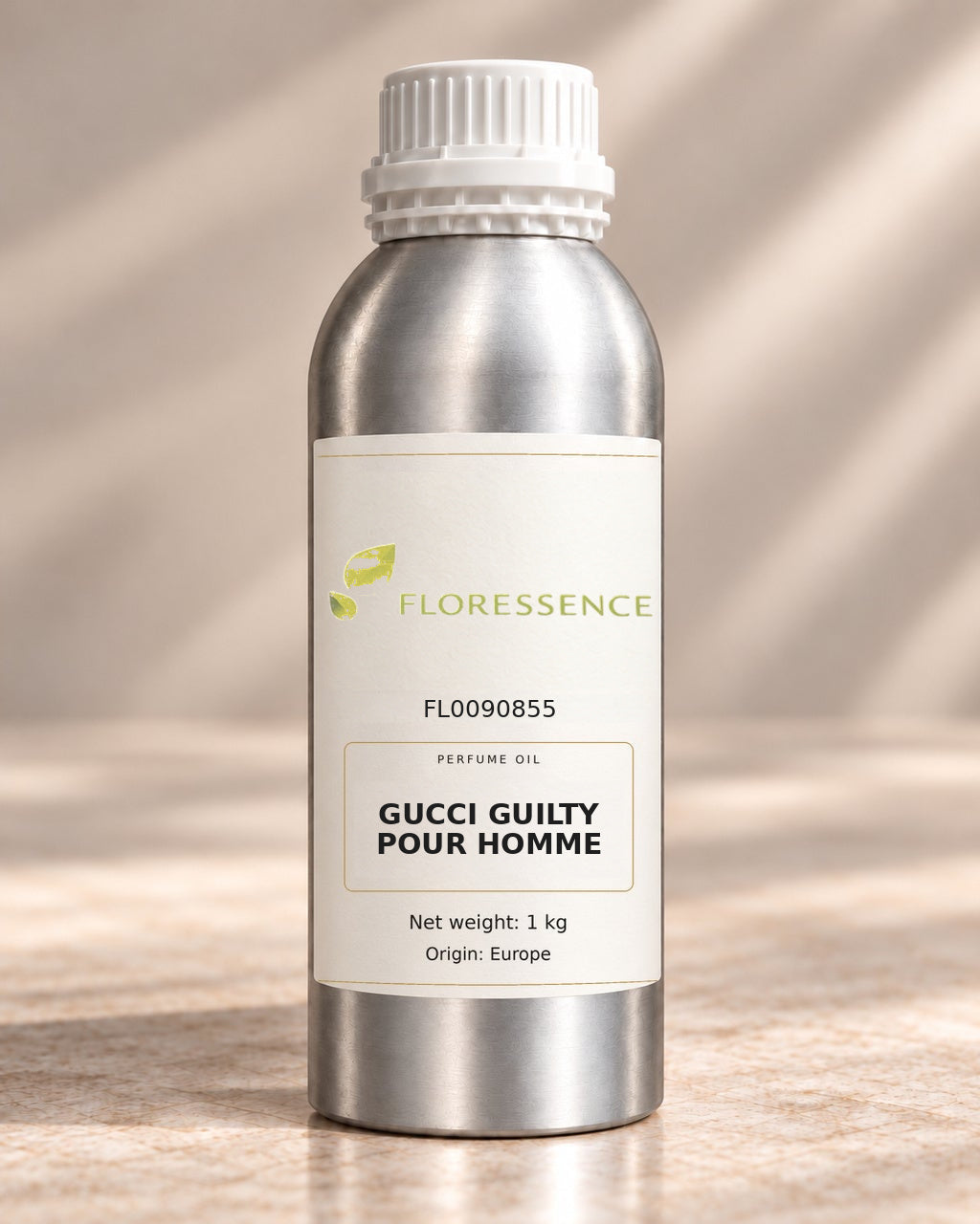 Floressence GUCCI GUILTY POUR HOMME, FL0090855, 1 kg, aluminum fragrance-oil bottle