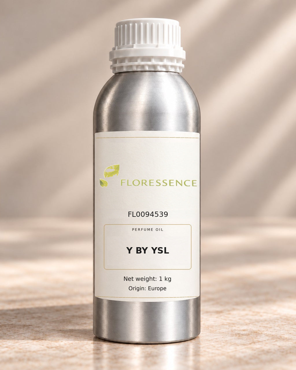 Floressence Y BY YSL, FL0094539, 1 kg, aluminum fragrance-oil bottle