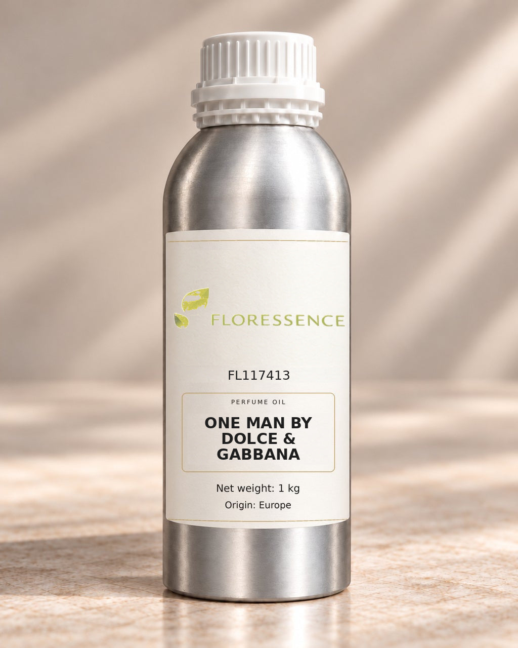 Floressence ONE MAN BY DOLCE & GABBANA, FL117413, 1 kg, aluminum fragrance-oil bottle