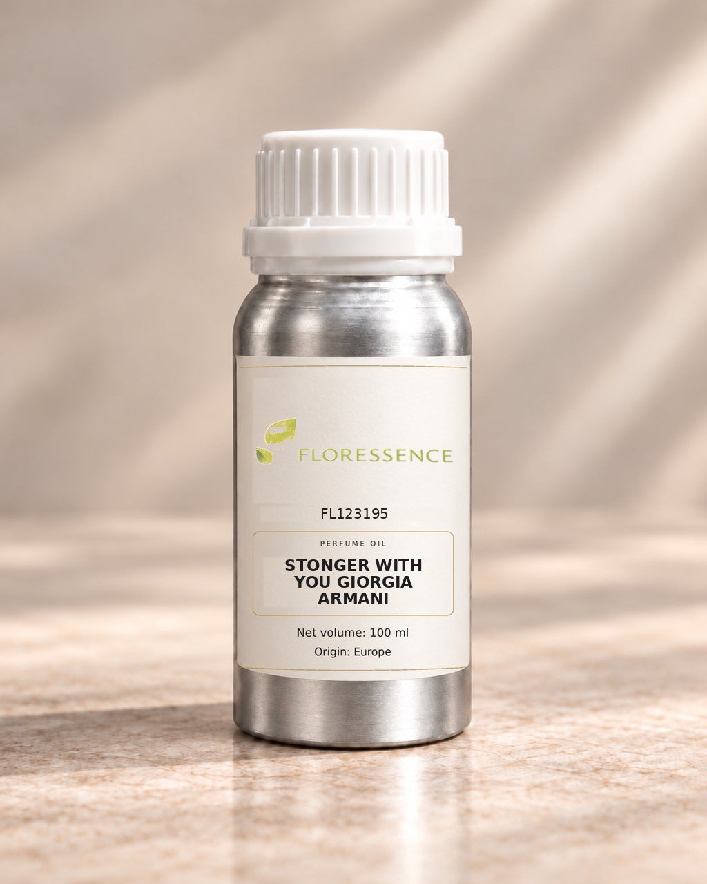 Floressence STONGER WITH YOU GIORGIA ARMANI, FL123195, 100 ml, aluminum fragrance-oil bottle