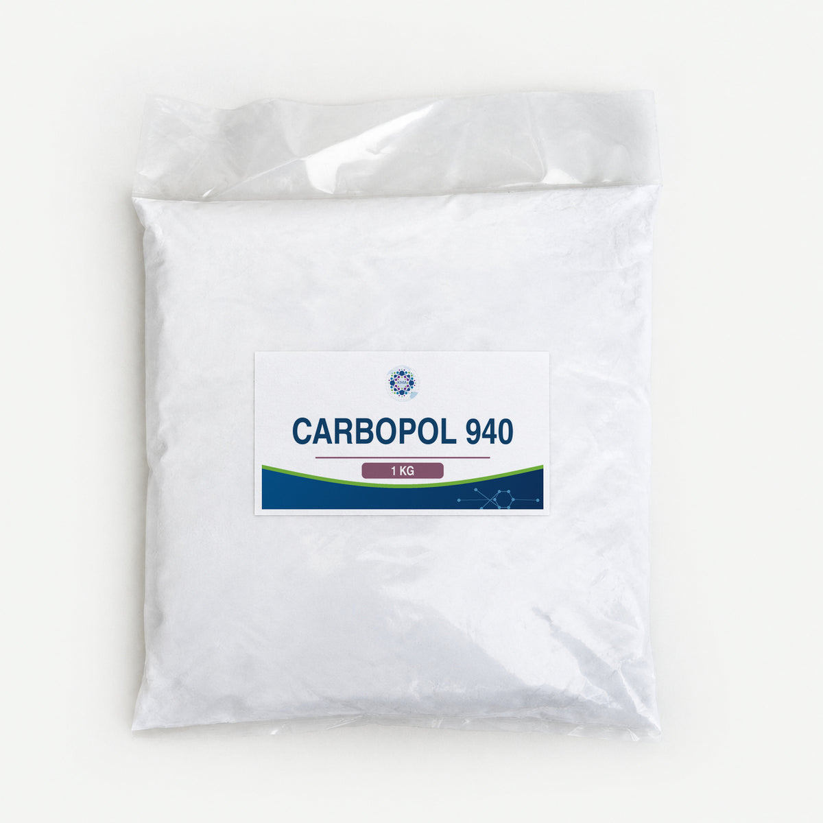KMA Carbopol 940, 1 kg, flat sealed clear powder bag