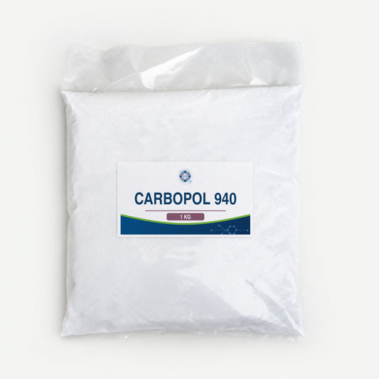 KMA Carbopol 940, 1 kg, flat sealed clear powder bag