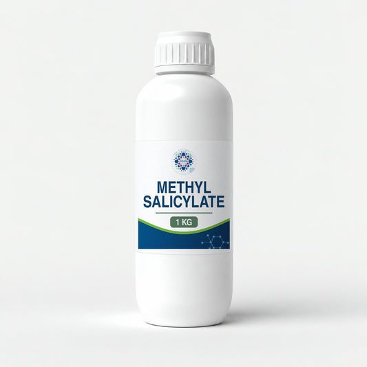 KMA Methyl Salicylate, 1 kg, slender smooth opaque bottle with white cap