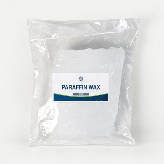 KMA Paraffin Wax, 1 kg, clear sealed wax-slab bag