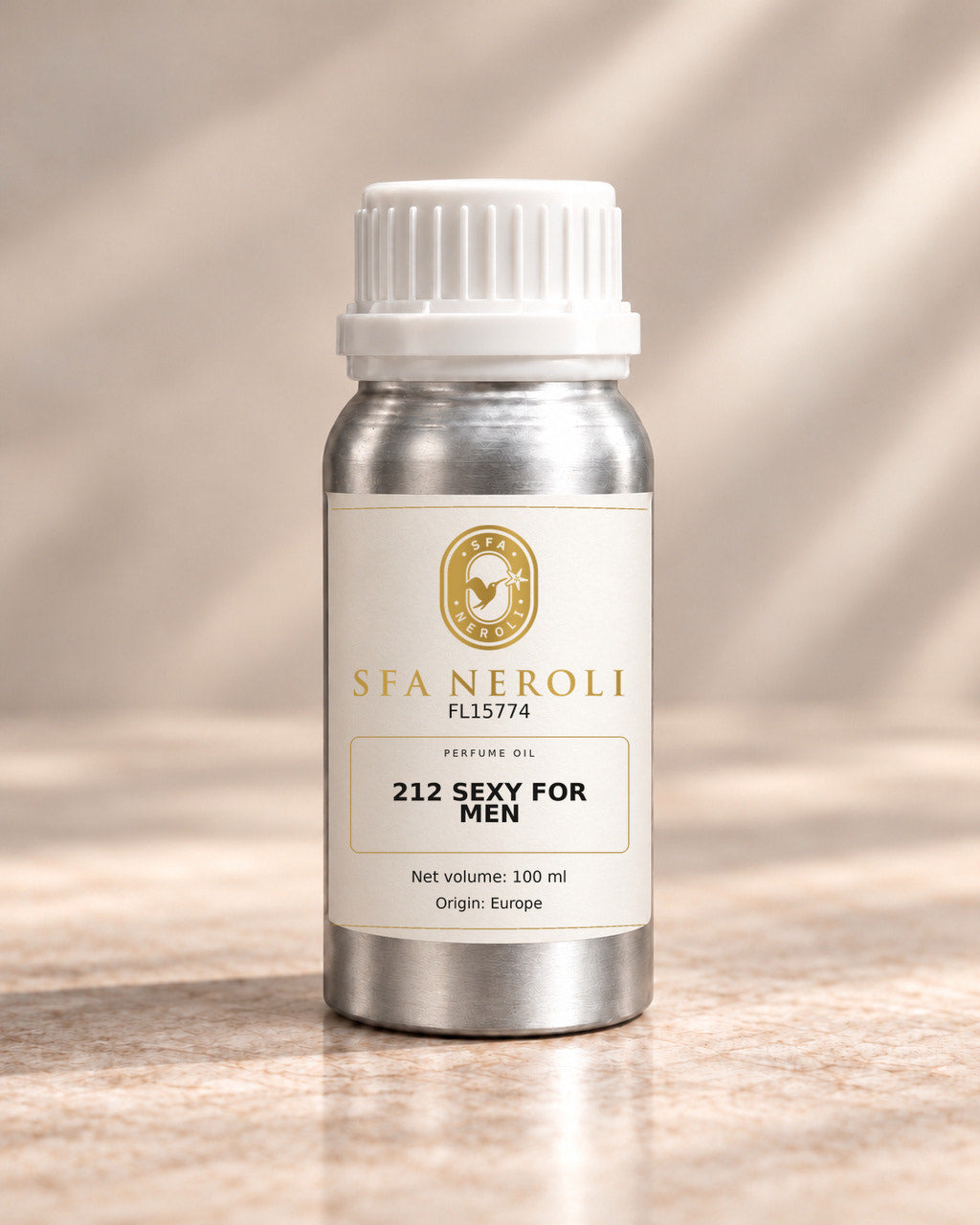 SFA Neroli 212 SEXY FOR MEN, FL15774, 100 ml, gold-label aluminum bottle