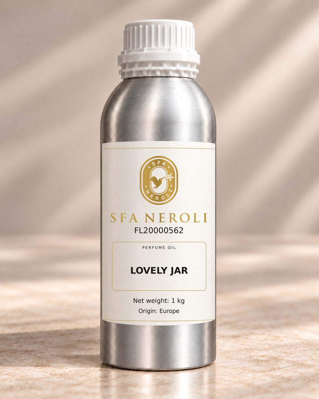 SFA Neroli LOVELY JAR, FL20000562, 1 kg, gold-label aluminum bottle