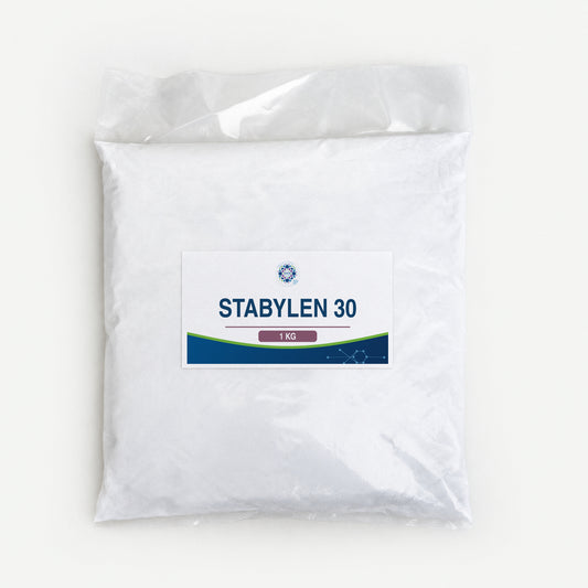 KMA Stabylen 30, 1 kg, flat sealed clear powder bag